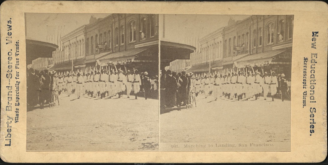 Marching to Landing, San Francisco.